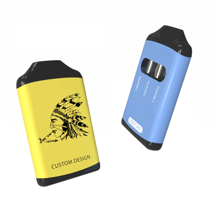 Pod Vape Indiúscartha 1ml+1ml Umair Dhé 2 Bhlas Peann Vape Indiúscartha USB C Toitíní Leictreonach Mórdhíola Indiúscartha Vape USA