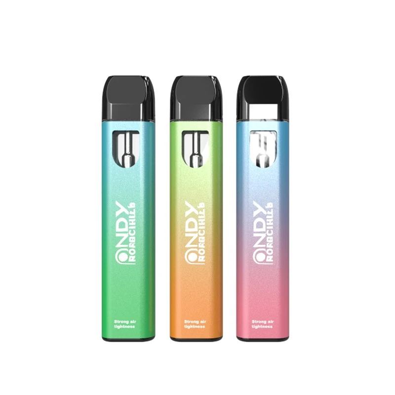 Dé-Sheomra 1ml +1ml 1000mg Iomlán Gram Peann Vape Indiúscartha Folamh Beo Roisín Ola Tiubh Amha Díríonn Barra Vapes