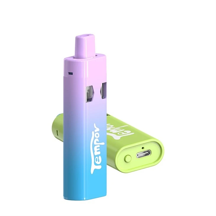 USA Wholesale Custom Logo Packaging Empty Cartridge Atomizer Pod Rechargeable Disposable Vape For Hhc D8 D9 Thick Oil